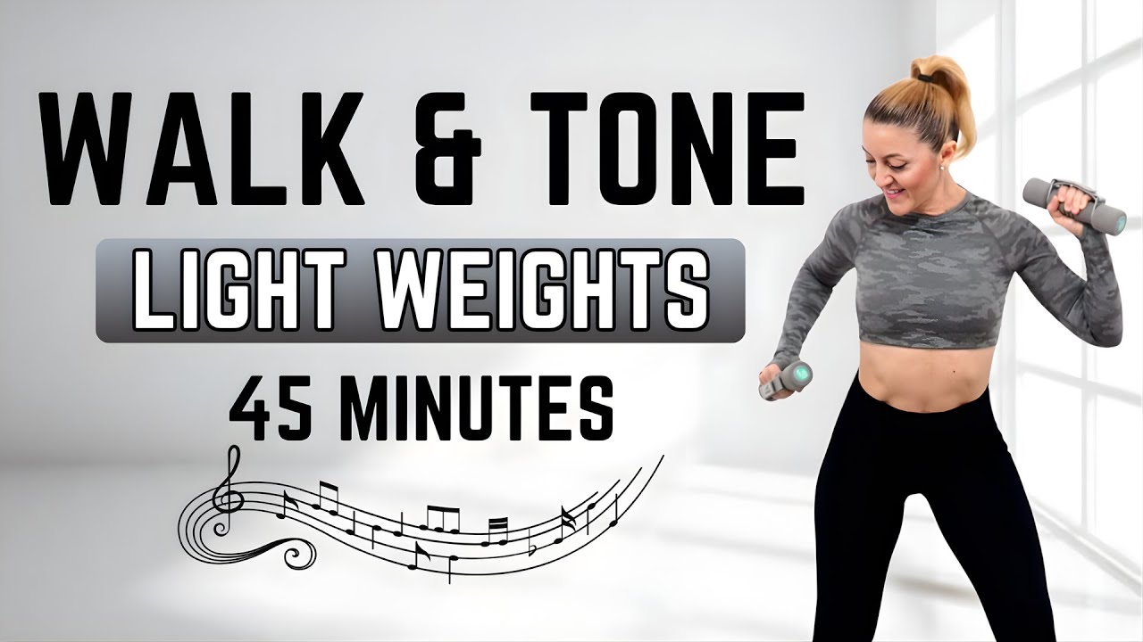 🔥45-МИНУТНАЯ ТРЕНИРОВКА С ХОДЬБОЙ ДЛЯ УКРЕПЛЕНИЯ РУК🔥ИЗБАВЬТЕСЬ ОТ ЖИРА НА РУКАХ И ПРИВЕДИТЕ РУКИ...