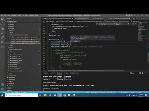 Rxjs AsyncSubject Observable with complete method part2 - YouTube