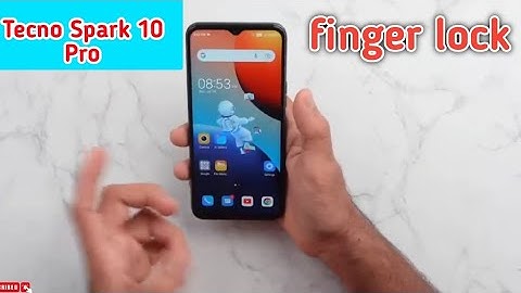 How To Set Finger Lock In Tecno Spark 10 Pro,Fingerprint Lock Setting In Tecno Spark 10 Pro,