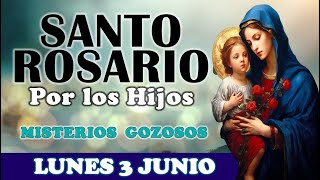 SANTO ROSARIO POR LOS HIJOS LUNES  3 DE JUNIO 2024 MISTERIOS GOZOSOS Santo Rosario de Hoy