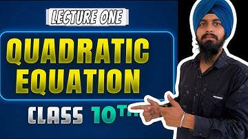 Quadratic Equations Class 10 Maths | Chapter 4 Part 1 | CBSE 2025 Exam Preparation