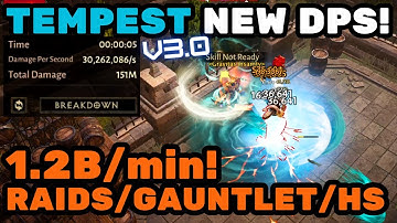 Tempest v3.0 BEST SOLO DPS Build! RAIDS/DUNGEONS/GAUNTLET Setups! [Diablo Immortal]
