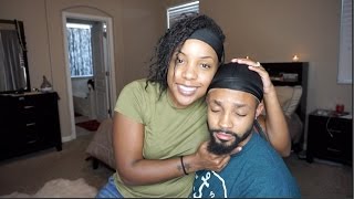 Shaping my Husband's Eyebrows|Mens Eyebrows