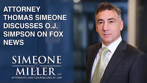 Attorney Thomas Simeone Discusses O.J. Simpson on ...