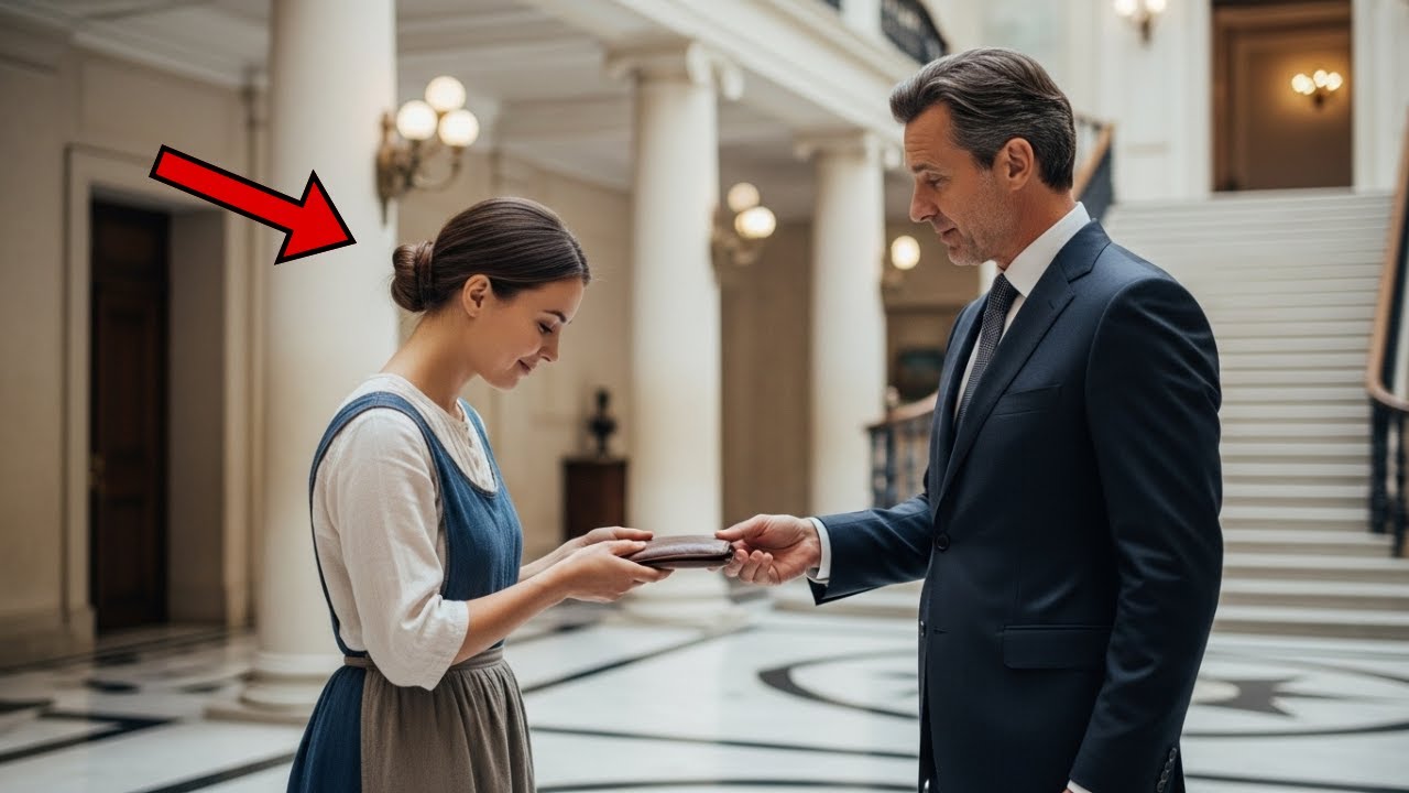 UNA JOVEN HUMILDE LE DEVOLVIÓ LA CARTERA A UN MILLONARIO… Y ESE GESTO CAMBIÓ SUS VIDAS