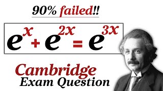 Can you solve this? | Cambridge Maths Entrance Exam Question