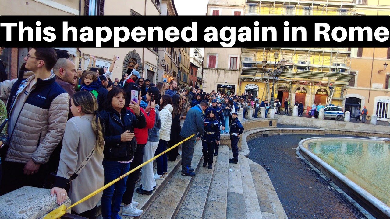News In Rome Rome Italy, This happened in Rome, Rome walking tour April 2024 - YouTube