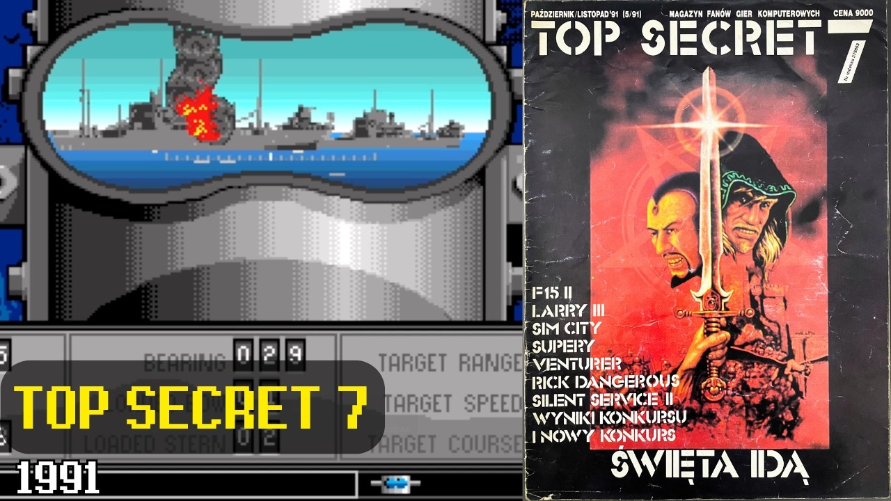 Gry z TOP SECRET 7 (październik/listopad '91) | Przegląd Retro Prasy