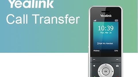 How to Use Call Transfer: Yealink W60P / W56P Business IP DECT Phone