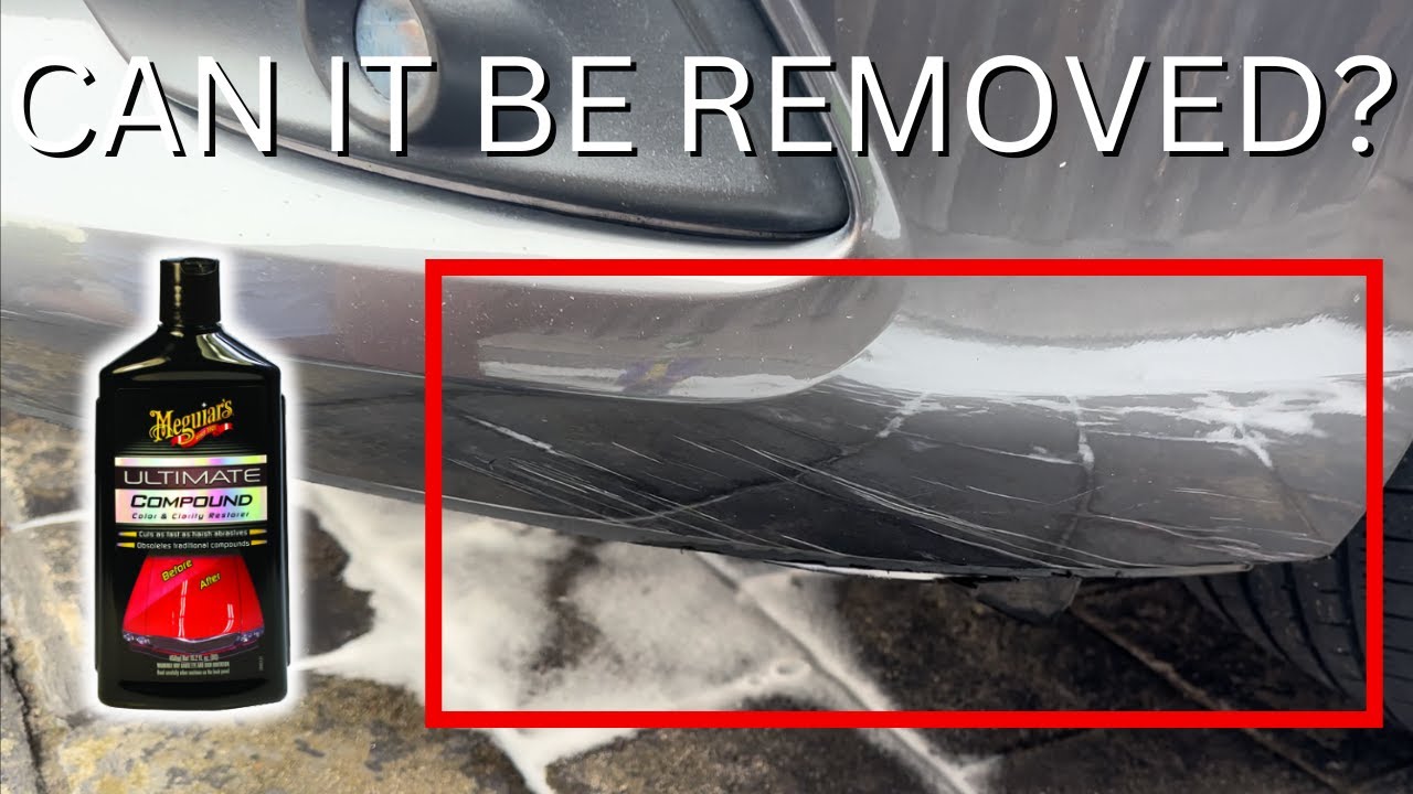 Can Meguiars Ultimate Compound Remove this Scratch? 