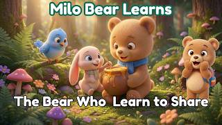 The Bear Who Learned to Share | Kindness Story for Kids with Milo