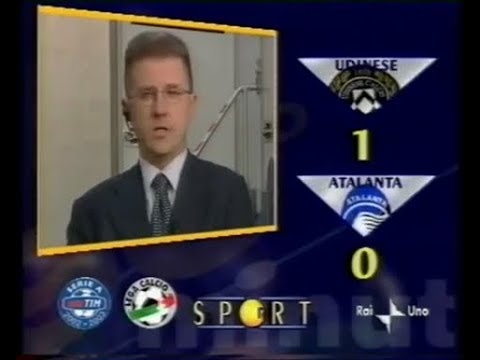 2002-03 (4a - 29-09-2002) Udinese-Atalanta 1-0 [Sensini] Servizio 90°Minuto Rai1