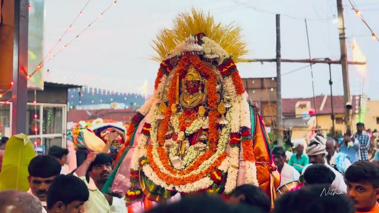 ಅಮ್ಮನವರ ಜಾತ್ರೆಯ ಮೊದಲ ದಿನ ಧ್ವಜಾರೋಹಣ ಹಾಗು ಗಂಗಾಸ್ನಾನ 🙏🌼