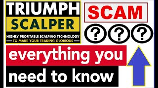 Triumph Scalper SCAM REVIEW | Everything You Need to Know ⚠