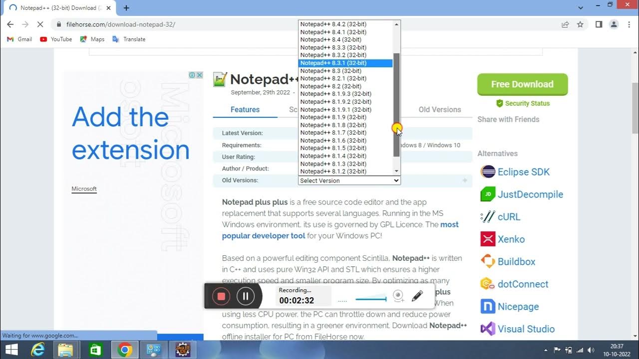 How to Download Notepad++ for pc windows 7,8,10 online learning tech