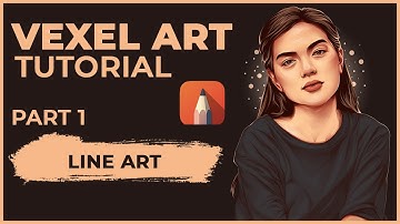 VEXEL ART TIPS + TUTORIAL | [ PART 1 LINE ART ] | AUTODESK SKETCHBOOK