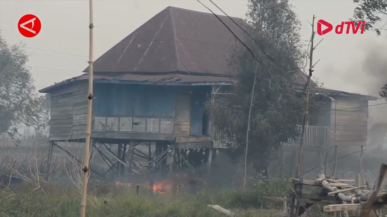 Dampak asap karhutla sumsel ogan ilir geser jam sekolah