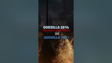 Godzilla 2014 (without emp nerf) VS godzilla 2021 II #shorts #godzilla