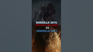 Godzilla 2014 (without emp nerf) VS godzilla 2021 II #shorts #godzilla