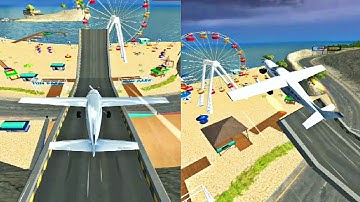 Draw Ramp Jumping ! - Aeroplane Crash, Walkthrough Gameplay - New Android Games