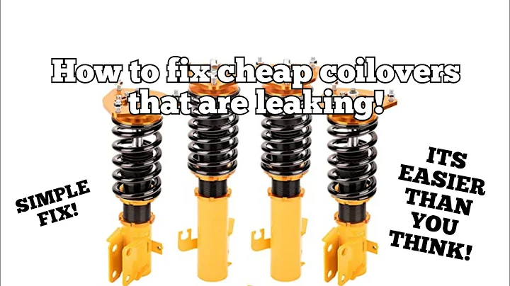 HOW TO FIX LEAKING CHEAP COILOVERS!