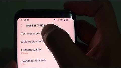 Samsung Galaxy S8: How to Enable / Disable Text Messages Delivery Reports