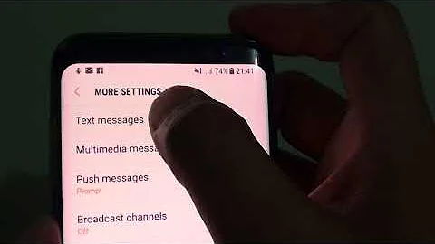 Samsung Galaxy S8: How to Enable / Disable Text Messages Delivery Reports