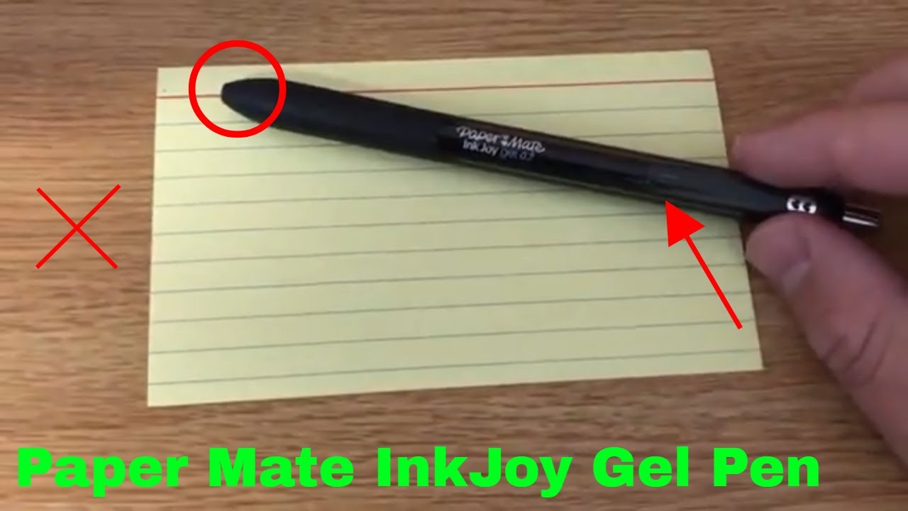 ✓ How To Use Paper Mate InkJoy Gel Pen Review 