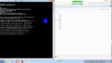 SFA (Stochastic Frontier Analysis) Frontier 4.1