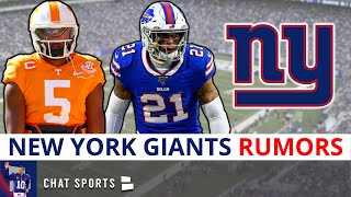 REPORT: Giants INTERESTED In Hendon Hooker + NY Giants Rumors on Jordan Poyer \& David Long via PFF