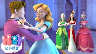 Cinderella story for kids | Cinderella cartoon | Bedtime stories for toddlers  HeyKids