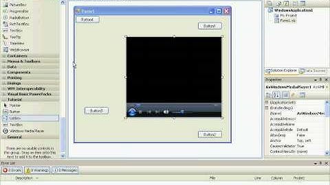 Make a Simple Media Player in Visual Basic Express 2008 Part 3/7
