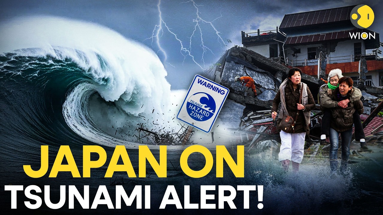 Japan Earthquake: Tsunami Alert Issued, Moment Quake Struck Captured On Camera | WION Originals 