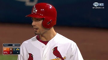 NLCS Gm2: Grichuk scores Adams with a single to left