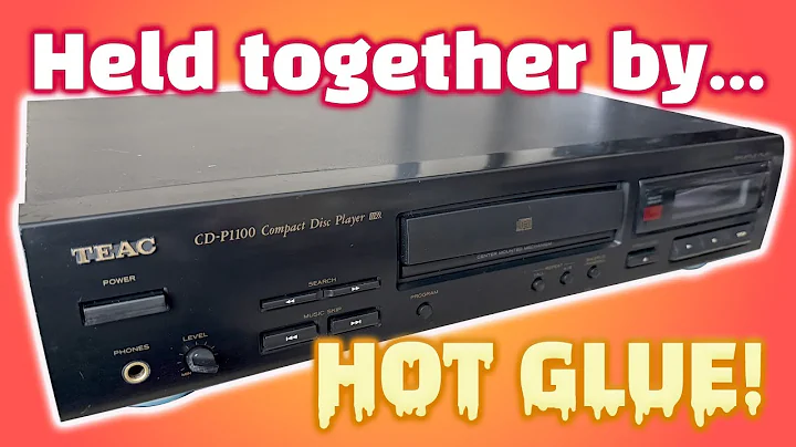 This Teac CD player looks like it was built in the dark