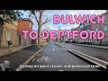  a quick and easy way to cycle from dulwich to deptford