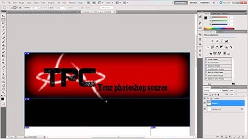 Photoshop CS5: How to make a website layout