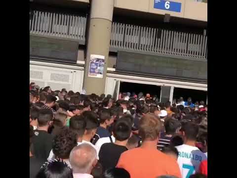 حصريا من  من خارج السانتياغو برنابيو الان