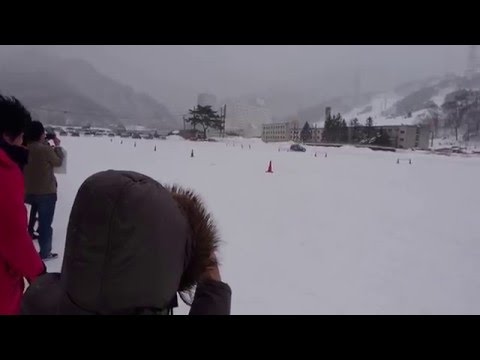 篠塚建次郎氏のデモ走行　2016年01月23日　苗場スキー場