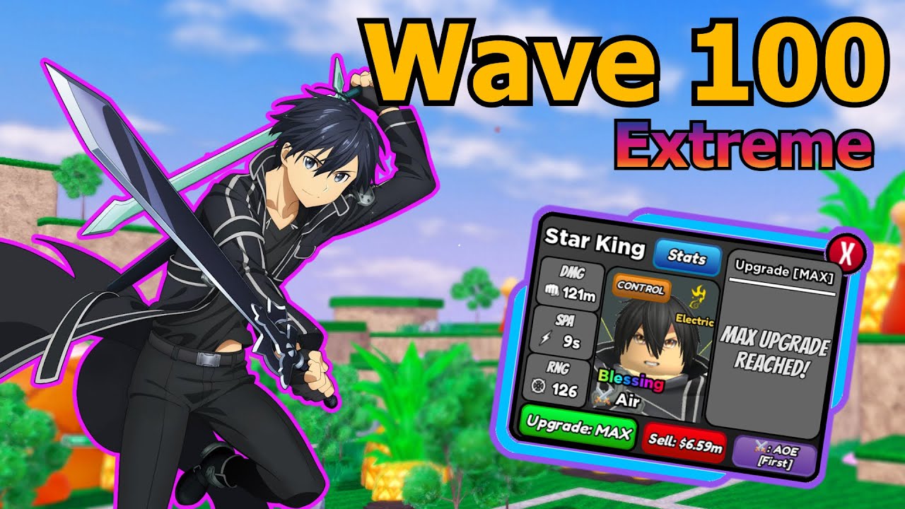 Star King - Kirito (Star King)  Roblox: All Star Tower Defense