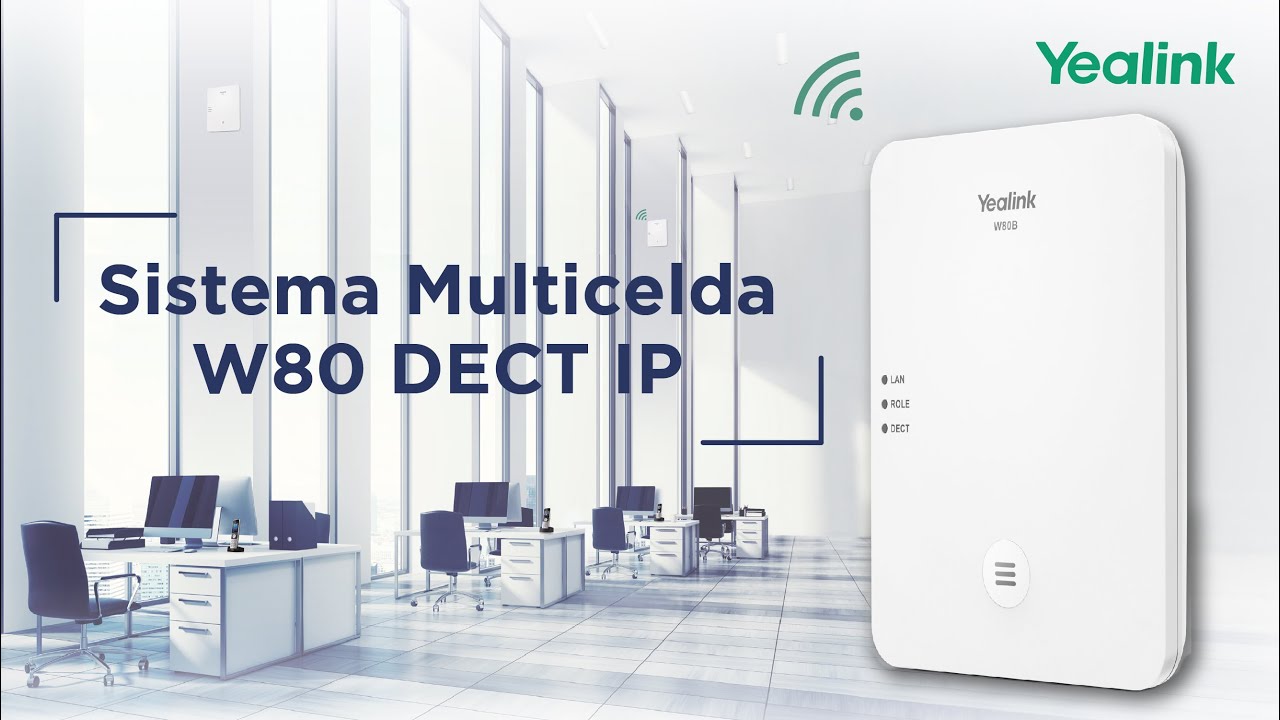 Yealink | W80 Sistema Multicelda DECT IP | Review y características ...