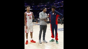 Naithan George & Kiyan Anthony Postgame Interview