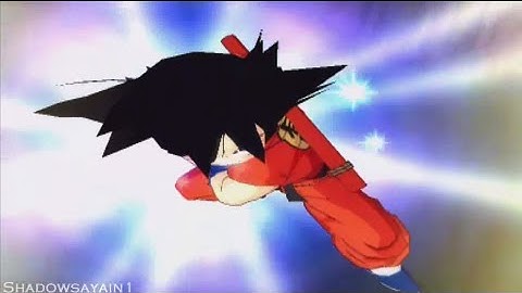 DBZ BT1 Kid Goku vs SSJ4 Goku