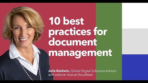 10 best practices for stress-free document management