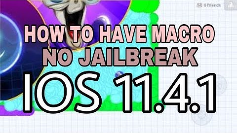How to get MACRO ! IOS 11.4.1 ( No JailBreak ) NOT CLICKBAIT ! 2018 Tutorial