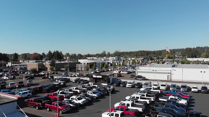 Drone footage over Puyallup