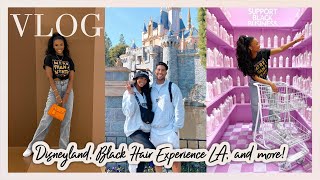 THE VLOGS ARE BACK! Disneyland Date, The Black Hair Experience LA, and more | Lynsey Anastasia