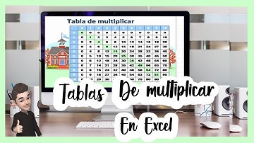 COMO HACER TABLAS DE MULTIPLICAR EN EXCEL ¡FÀCIL Y RÀPIDO 🎨🎨🎨