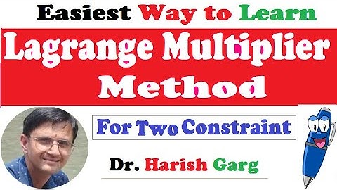 Lagrange Multiplier Method with Two Equality Constraints