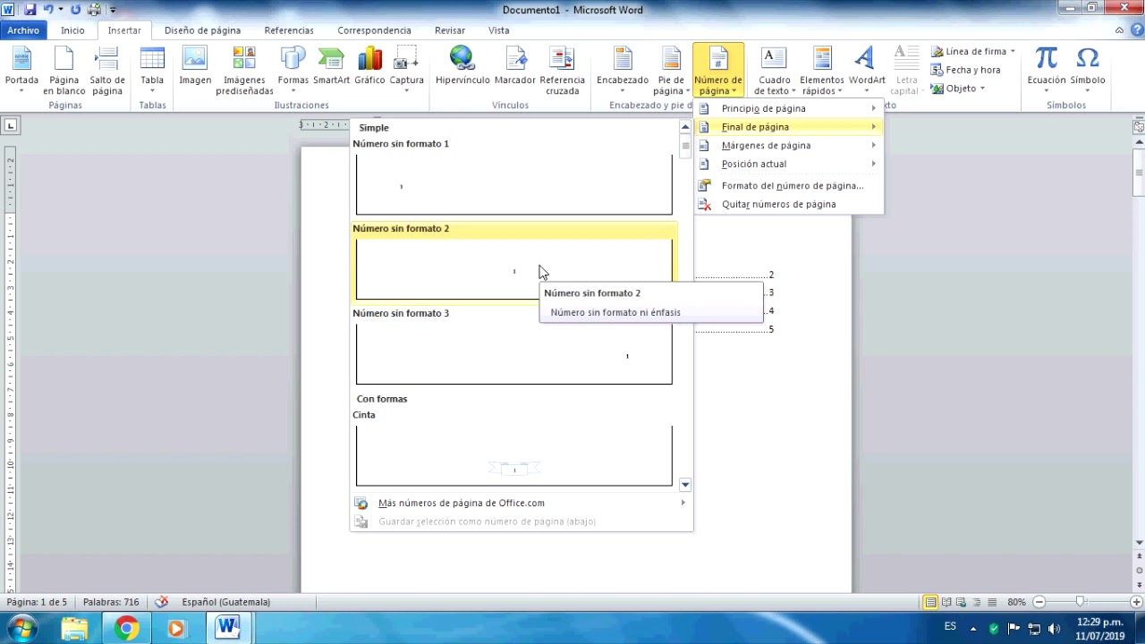 Como hacer un índice en Word YouTube